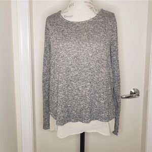 INC Sparkly Gold Knit Top